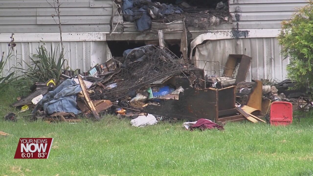 Mobile home fire displaces Cridersville family
